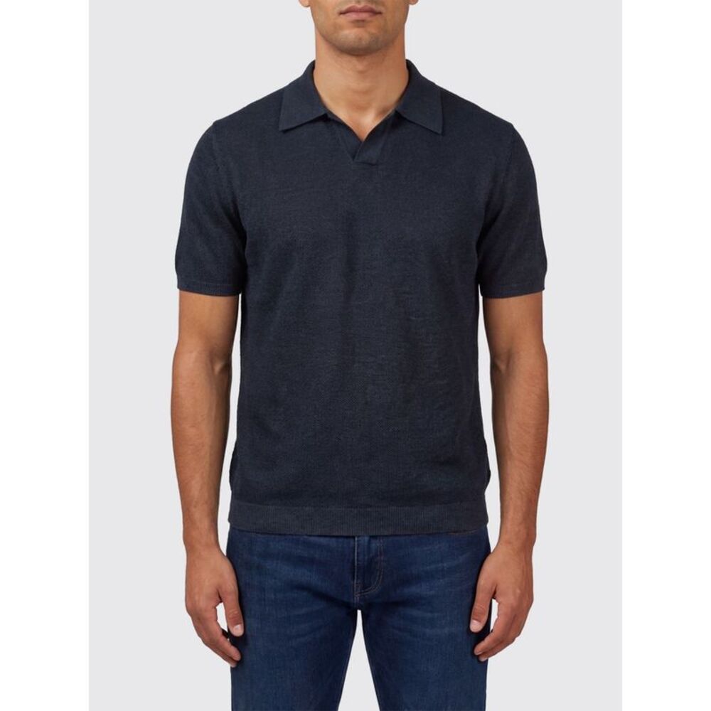 Roberto Collina Polo Shirt Men Blue